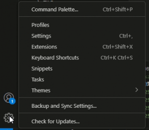 Auth window